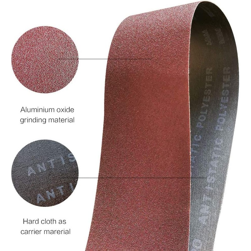 4 x 24 Inch 40 Grit Sanding Belt | Premium