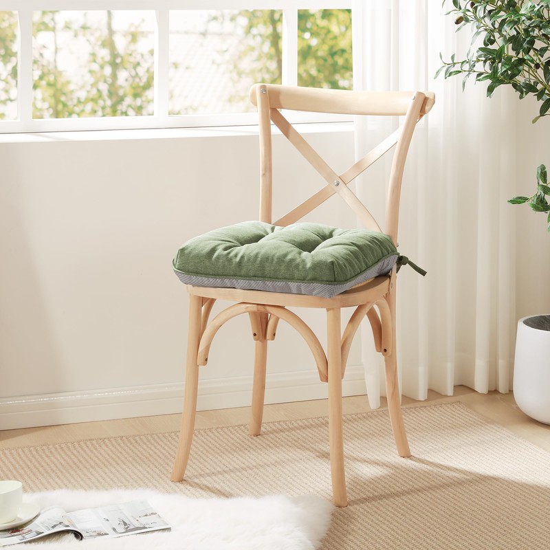 Love's cabin Memory Foam Chair Cushions Set of 4, 19