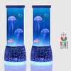 2 Pack Jellyfish Lamp, 16 Colors LED Night Light with