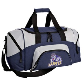 SMALL James Madison University Gym Bag Deluxe JMU Travel Duffel Bag