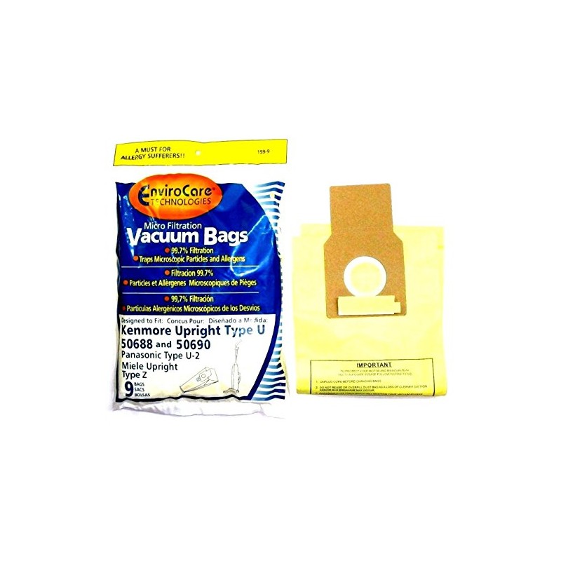 Kenmore 12 Upright 50688 & 50690 MICROFILTRATION Vacuum Sweeper Bags