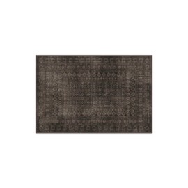RUGGABLE Machine Washable Area Rug – Founders Cyrus Black 2x3, Stain-Resistant, Non-Slip with Standard Pad – Small Washable Rugs for Living Room, Bedroom, Hallway, Entryway & Bathroom