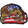 Big Claws Eagle - 4.3x3.5 inch - Embroidered Iron on