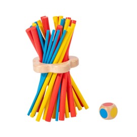 F Fityle Balance Patience Training Toy Pick up Sticks Game Wooden Stick Toys, Keep Steady Family Game for Friends, Family Gatherings