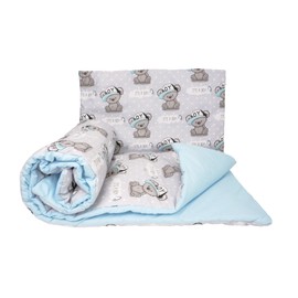 2 Piece Baby Children Quilt Duvet & Pillow Set 120x90 cm to fit Toddler Cot Bed (It's a Boy)