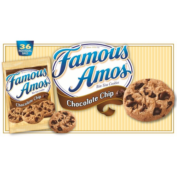 Famous Amos Bite-Size Chocolate Chip Cookies, 36 pk.