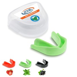 GAME GUARD – Hockey-Mundschutz für Erwachsene oder Jugendliche ab 13 Jahren. Mundschutz für Boxen, Rugby, Football, Kampfsport, Kickboxen, Karate, Taekwondo, Handball [Minzgeschmack – 1 Stück]