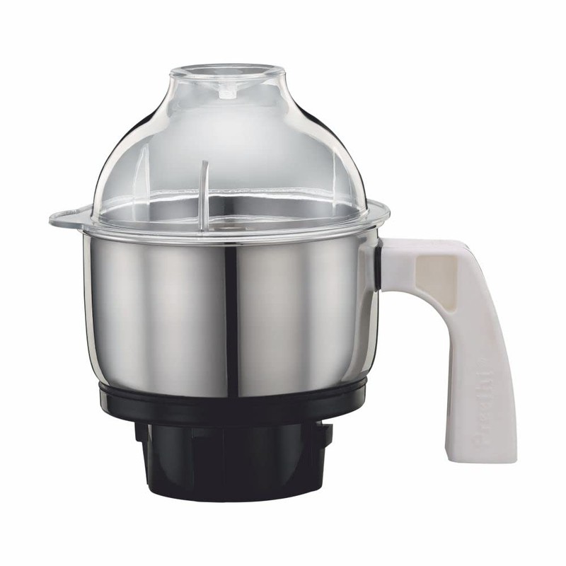 Preethi MGA-504 Stainless Steel Genie Jar for Eco Twin, Plus/Chef