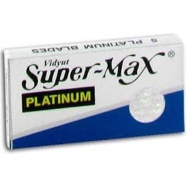 Super-Max Platinum Double Edge Razor Blades - 5 ea by Supermax