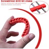 Telituny 12 Hole bit Holder, red 5 Pieces 12 Hole