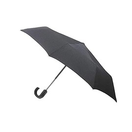 Automatic Open Travel Folding Umbrella 3 Fold Non-Slip Handle Black