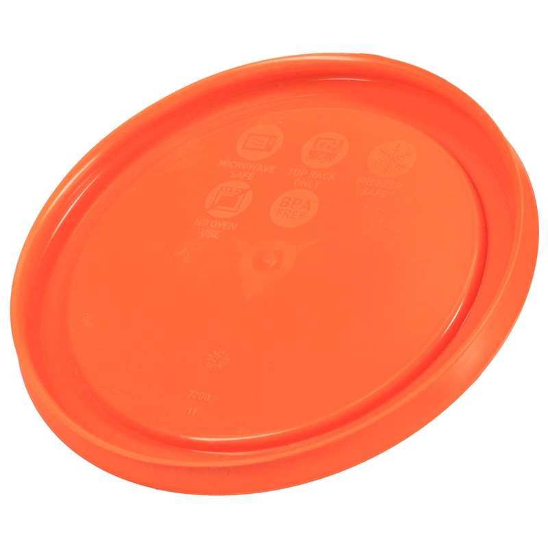 Pyrex 7200-PC 2 Cup Orange Food Storage Replacement Lid (2-Pack)