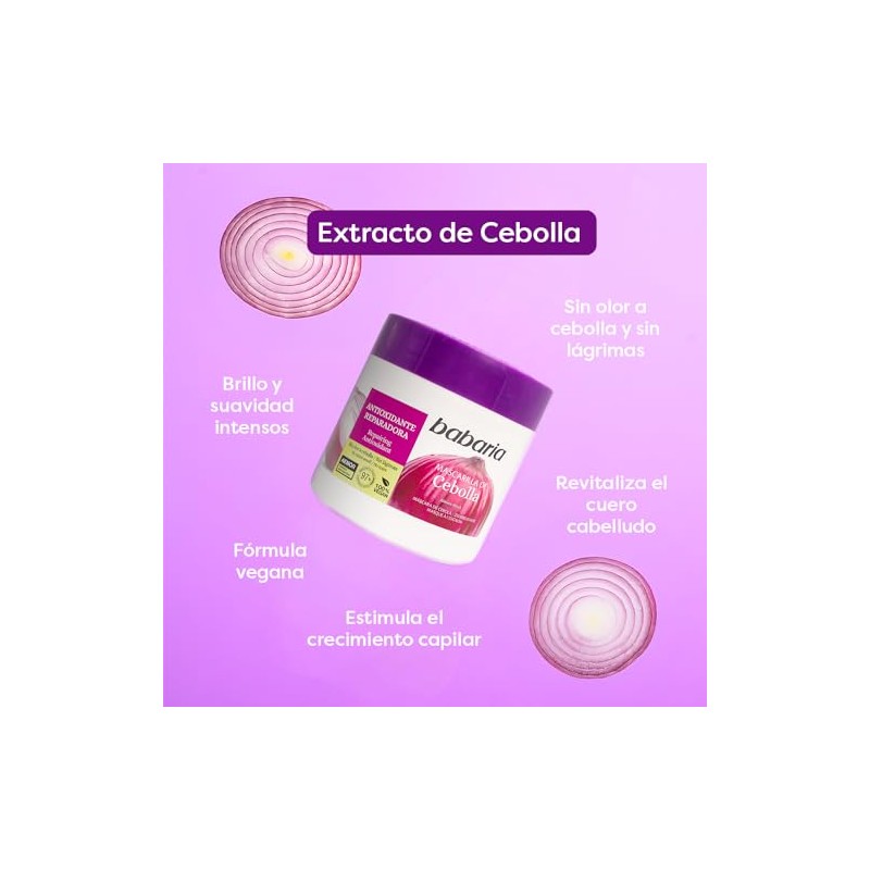 Babaria Mascarilla Hidratante Cebolla 400 ml
