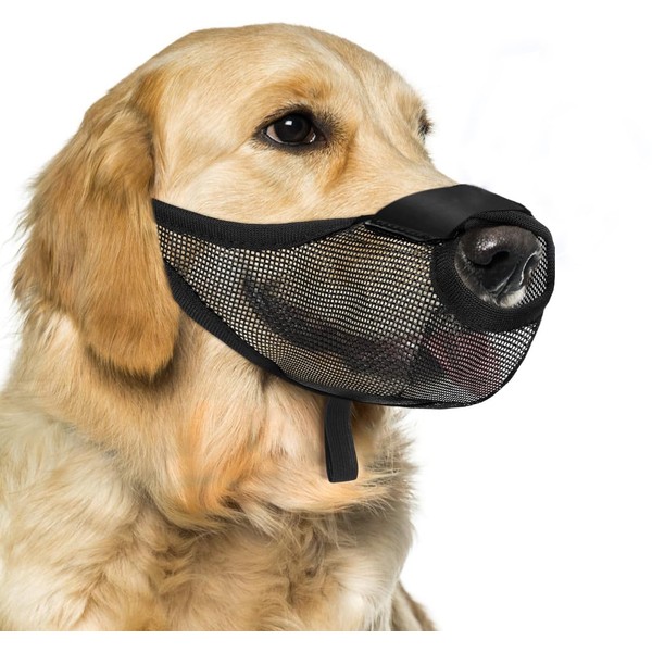 Dog Muzzle, Breathable Adjustable Muzzle for Small MediumLarge Dog, Bite