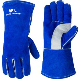 Wells Lamont mens 1054 Welding Gloves, Blue, Large US