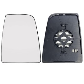 Transit Passenger Side Mirror Glass Compatible with 2015-2021 Ford Transit T150 T250 T350 Right Side Ford Transit Mirror Transit Heated Mirror Power Convex CK4Z17K707D Transit Mirror Glass