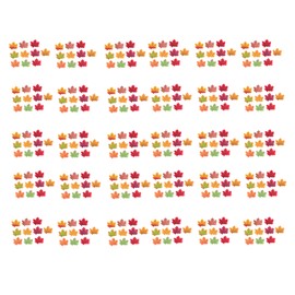 300pcs Fall Artificial Maple Leaves Multicolored Silk Cloth Fake Maple Leaves for Wedding Party