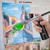 Unbranded Portable Rechargeable Mini Air Compressor Kit Air Brush Paint