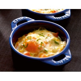 Staub Ceramic Round Mini Cocotte 40510-786 Blue/62-6351-36