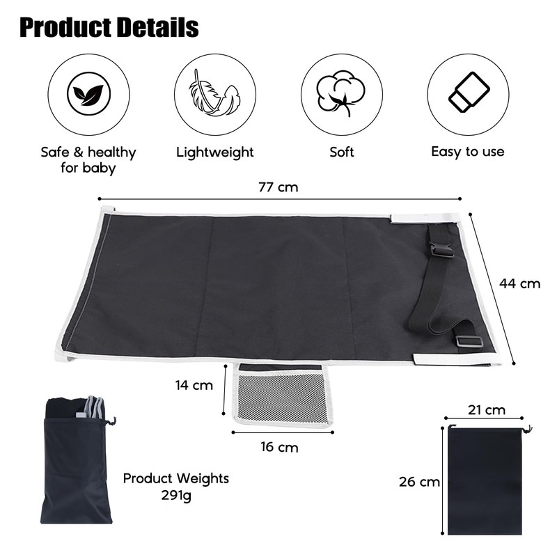 MR.HOKWY Toddler Airplane Bed - Airplane Seat Extender for Toddler