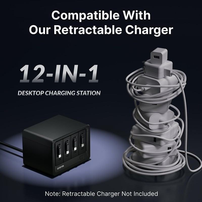 Gitryin Power Strip with 8 AC Outlets, Surge Protector Power