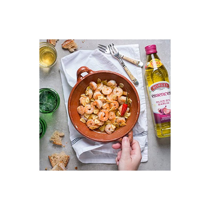 Borges, Aceite de oliva suave al ajo, 500 ml, 1
