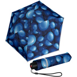 Knirps Children's Pocket Umbrella Rookie Reflective with Reflective Border, Dreaming, Pocket umbrella hand opener