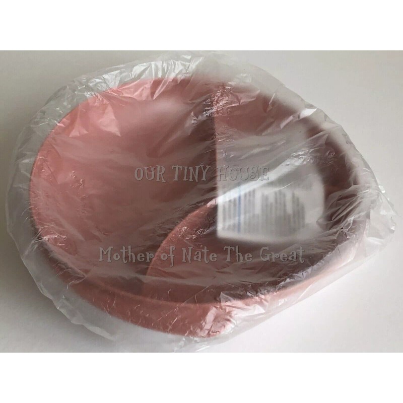 Tupperware Reheatables Divided Plate w/ Seal Microwave Safe Dish Rose
