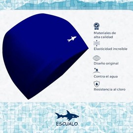 escualo Gorra Natación Lycra Junior 12 Años Color Azul Rey …