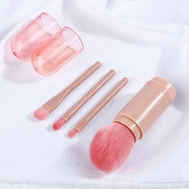 Capsule Portable Makeup Brush Set with Travel Case Beauty Accessories
