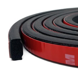 Aroilder Foam Rubber Seal Strip, Self-Adhesive Rectangle EPDM Rubber Weather Stripping for RV, Boat, Auto, Truck, Marine, Garage Doors/Window and More, W:0.5"; H:0.25",13FT