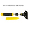 POLUTS Paint Scraper Long Heavy Duty Wallpaper Removal Tool Adjustable