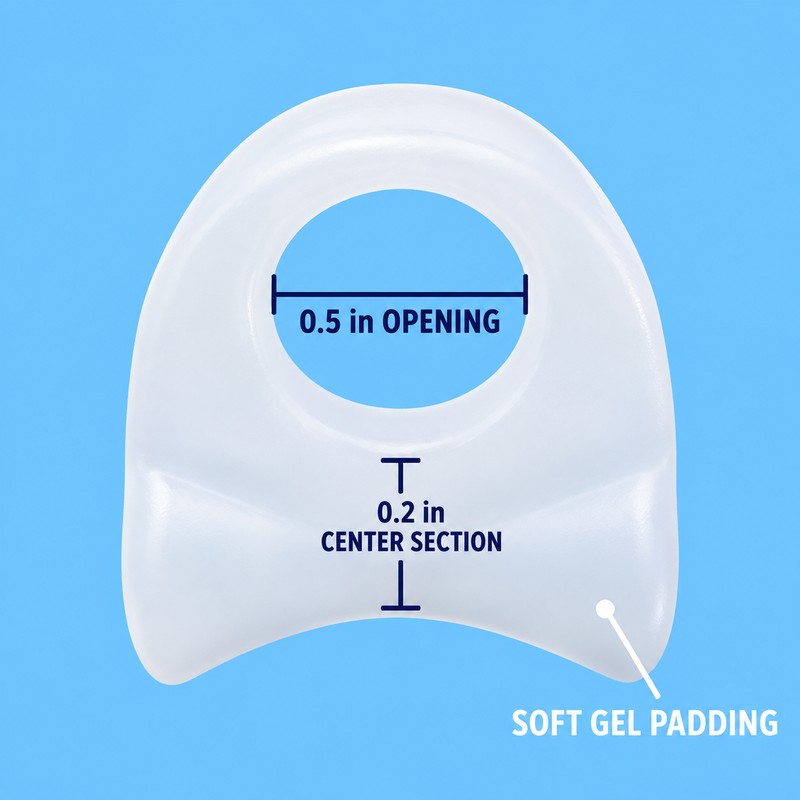 4-Piece Unisex Toe Covers with Gel Padding and Cushioning for