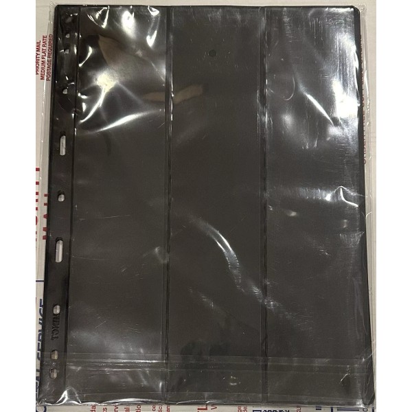 Unbranded 10 Sheets with 9 Binder Holes Double Sided Stamp