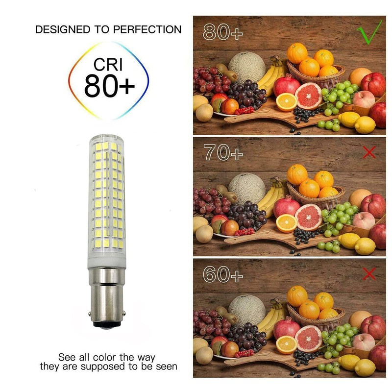 BA15D LED Bulbs 15W Dimmable, 120V Double Contact Bayonet Base,