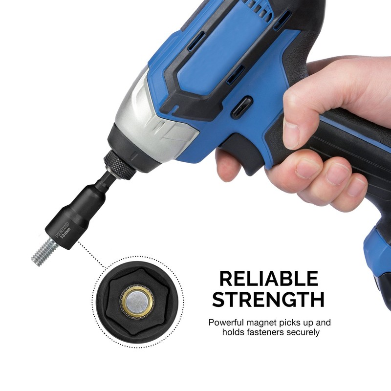 NEIKO 10191A Magnetic Nut Driver Set, 6 Piece Impact Nut