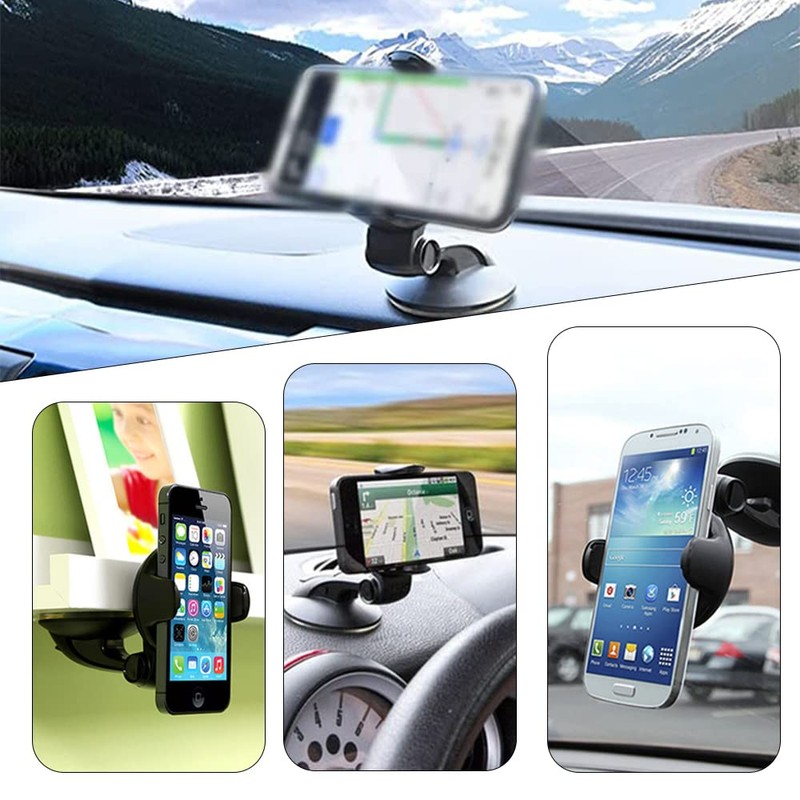 QYNuLi 360° Rotation Car Mobile Phone Cradle Car Phone Holder