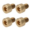 50Pcs Cap Hex Socket Screw Copper Fastener Hardware Tools Industrial