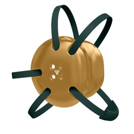 Great Call Athletics Wrestling Classic Headgear Earguard Adult Grappling Head Gear | Adjustable Ear Guards Dark Green Straps (Vegas Gold w/ Dark Green Straps)
