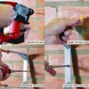 LEDSone 500 Piece Yellow Dowel Set Assorted Brick Masonry Drywall