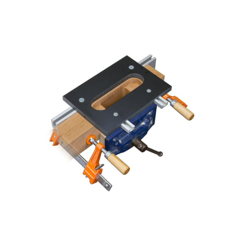 Woodhaven 8670 Jig for SOSS 504 Invisible Hinge Mortise Installation,
