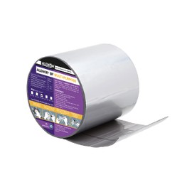 Alenor Butyl Rubber Aluminum Tape 4" inch W x 16 Feet Wall Crack Roof Leaks Waterproof Heat Resistant Tape Perfect for Sealing Patching Hot Cold Air Ducts Wood Metal Plastic Glass Repair