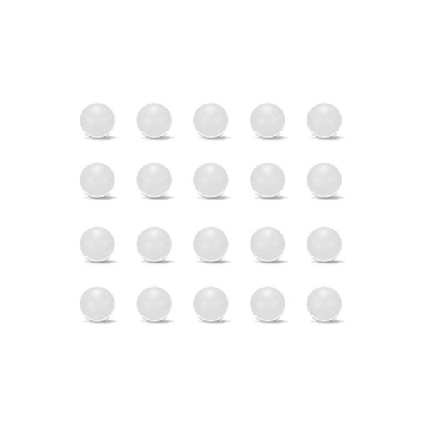 uxcell 4mm PP Solid Plastic Balls, Precision Bearing Ball 200pcs