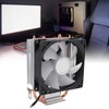 CPU Cooler Dual Heat Pipe 48CFM DC12V Quiet Operation Hydraulic