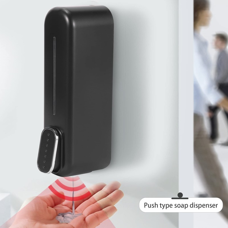 Pvczool Soap Dispenser Wall Mount, 350Ml Hand Liquid Shampoo Shower