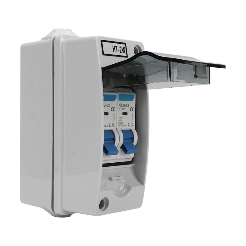 Circuit Breaker 2P MCB C Type Outdoor Waterproof Miniature Circuit