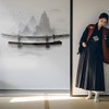 SEEMINESALE Katana Wall Mount - Classic Wooden Sword Holder with