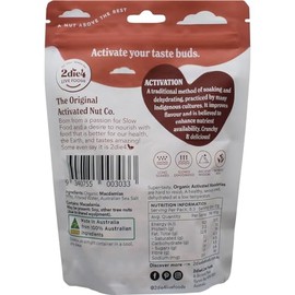 2Die4 Live Foods Activated Organic Macadamias 250g