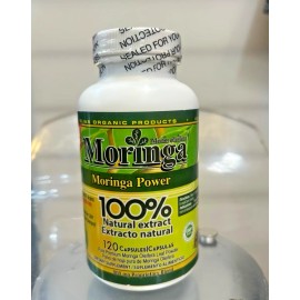 Elias Organic Products Moringa Leaf Extract (Moringa oleifera) – 120 Cápsulas