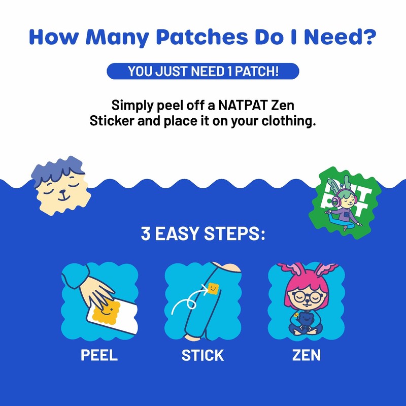 The Natural Patch Co. NATPAT BuzzPatch Zen Patch Mood Calming